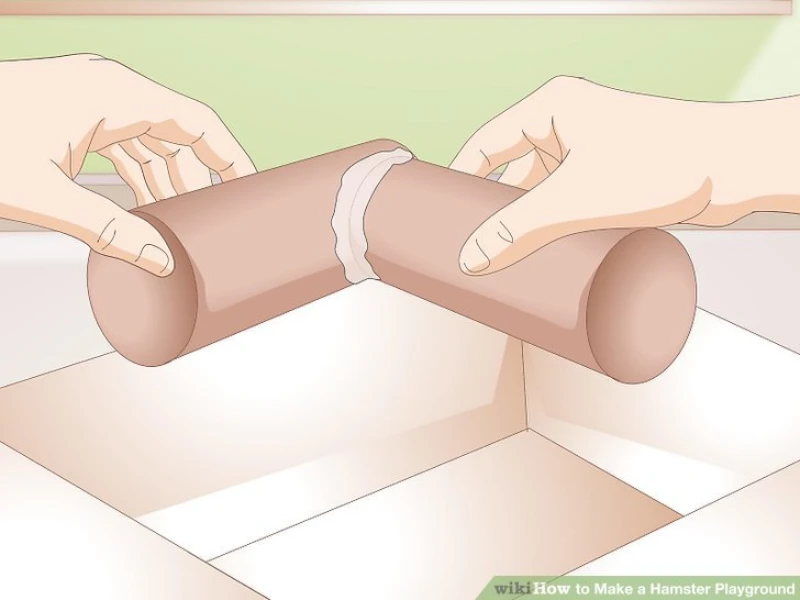 Tunnel en carton pour hamster bricolage