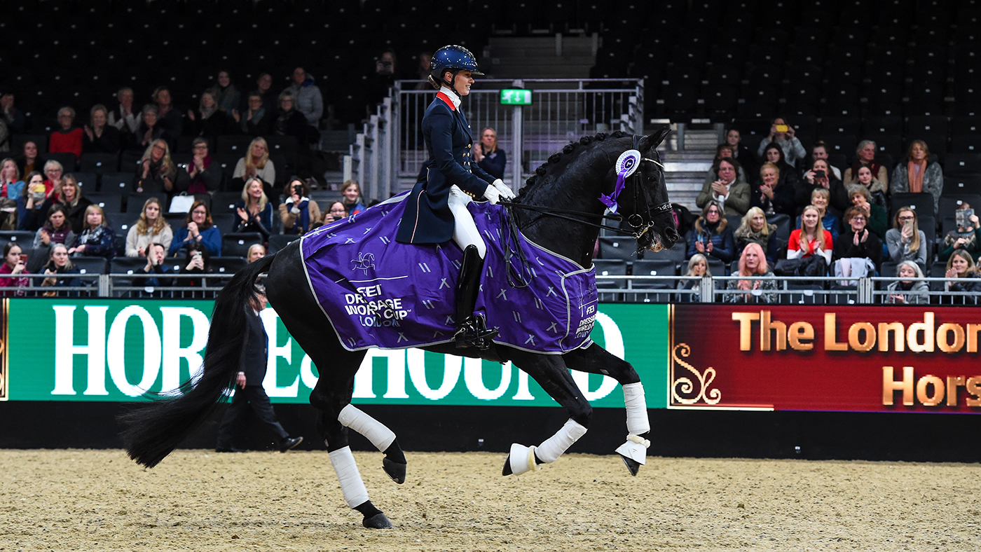 Les inscriptions au dressage au London International Horse Show sont confirmées