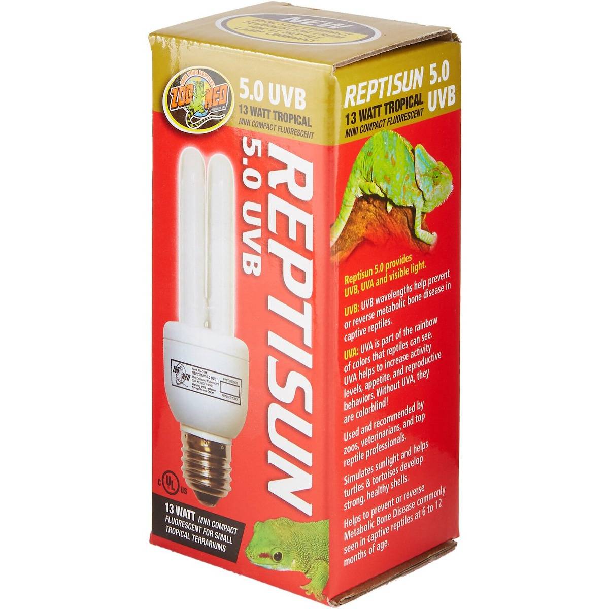 Zoo Med ReptiSun 5.0 UVB Mini lampe fluorescente compacte