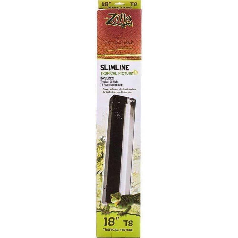 Luminaire fluorescent pour reptiles Zilla Slimline
