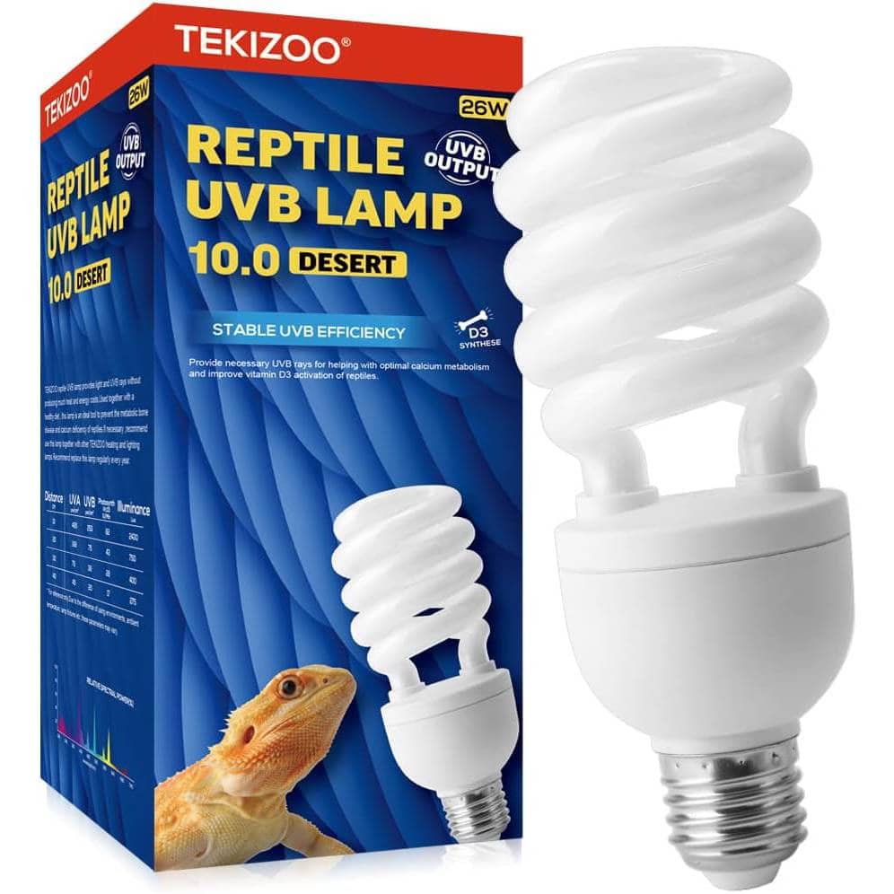 TEKIZOO UVA UVB Ampoule Lampe Fluorescente Compacte