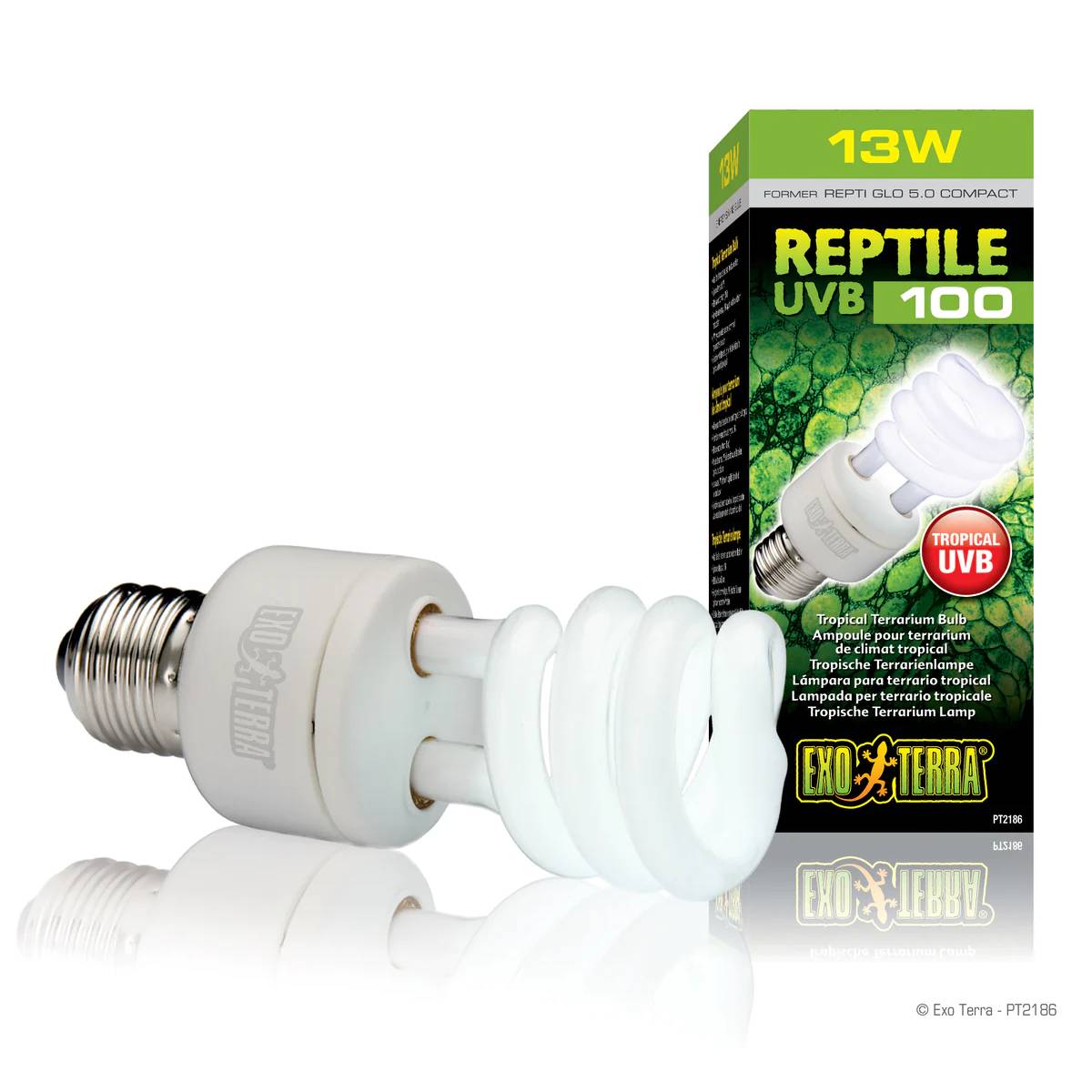Ampoule pour reptiles tropicale UVB 100 Exo Terra