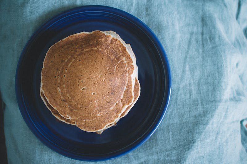 Crêpes sur assiette