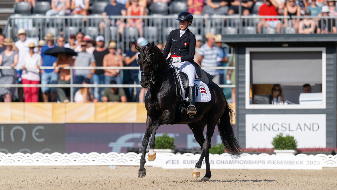 La cavalière de dressage danoise Carina Cassoe Kruth temporairement exclue