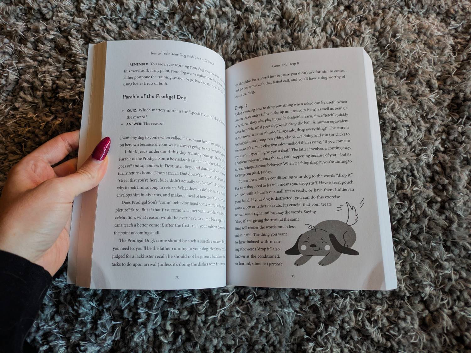 Comment former votre chien avec l'amour + la critique de livre scientifique - Livre de lecture