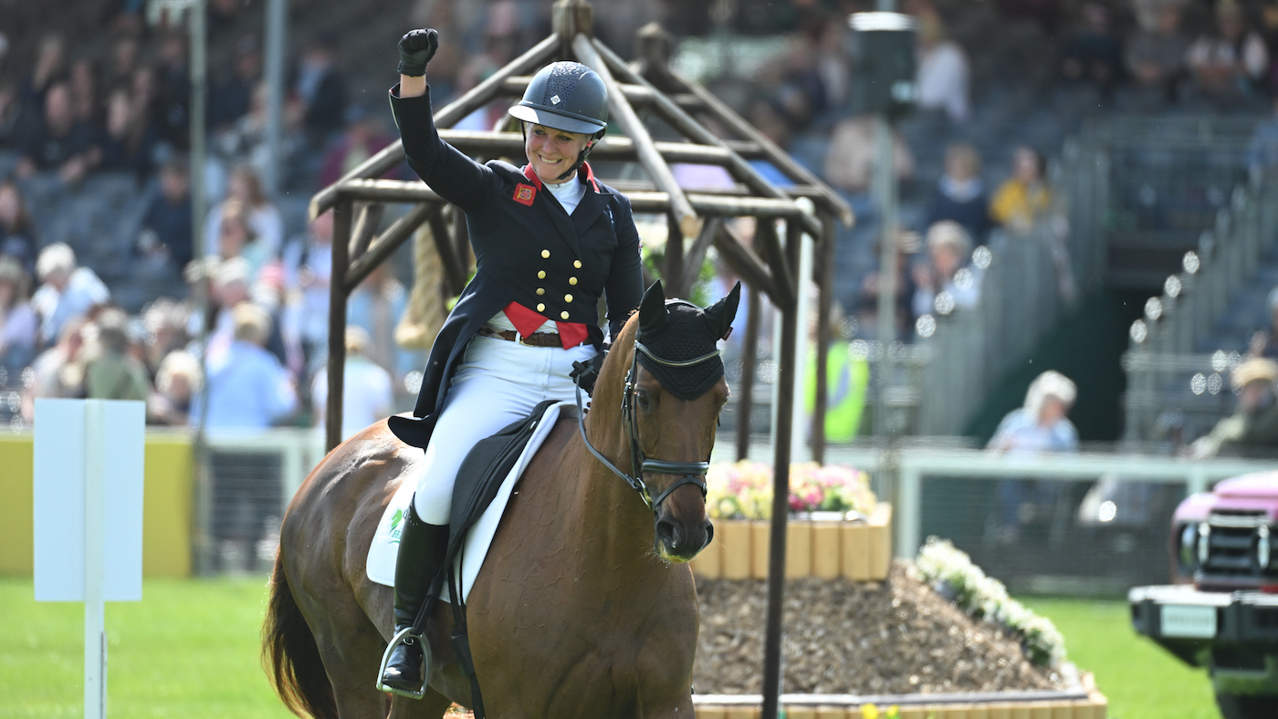 Jalapeno hors de la discorde après le badminton Horse Trials Cross-Country