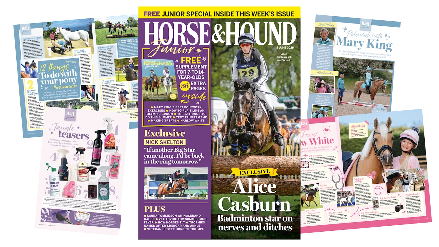 Imposition de la passion pour les chevaux: Horse & Hound fait ressortir son premier spécial junior