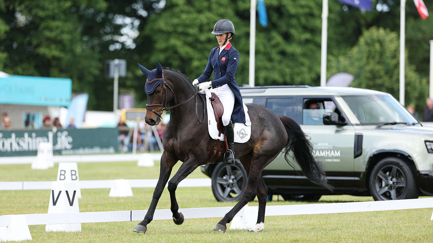 Yasmin Ingham troisième à Bramham Horse Trials Dressage avec une jument excitante