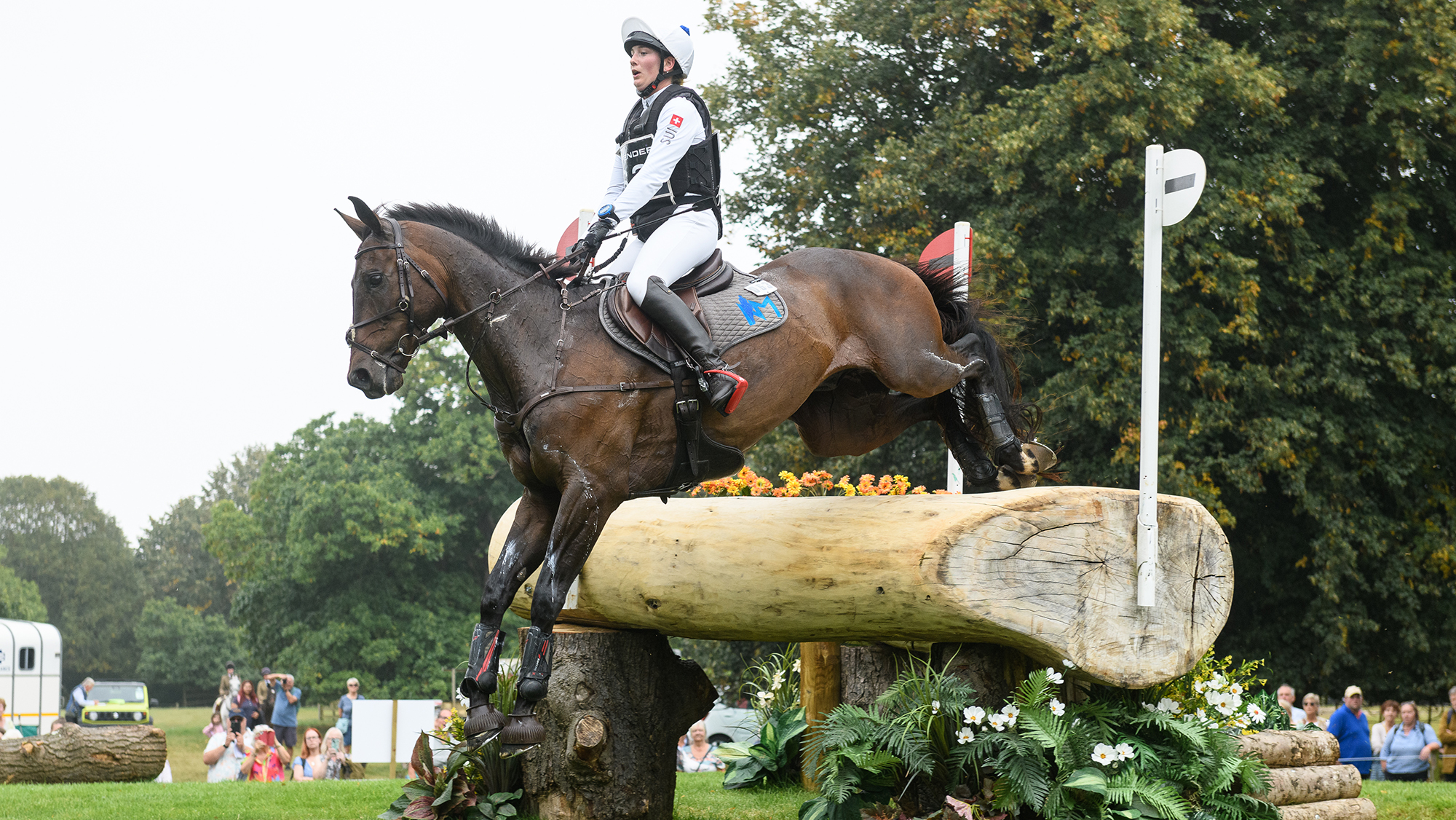 Championnats d'Europe Blenheim Problèmes de cross-country pour les premiers coureurs