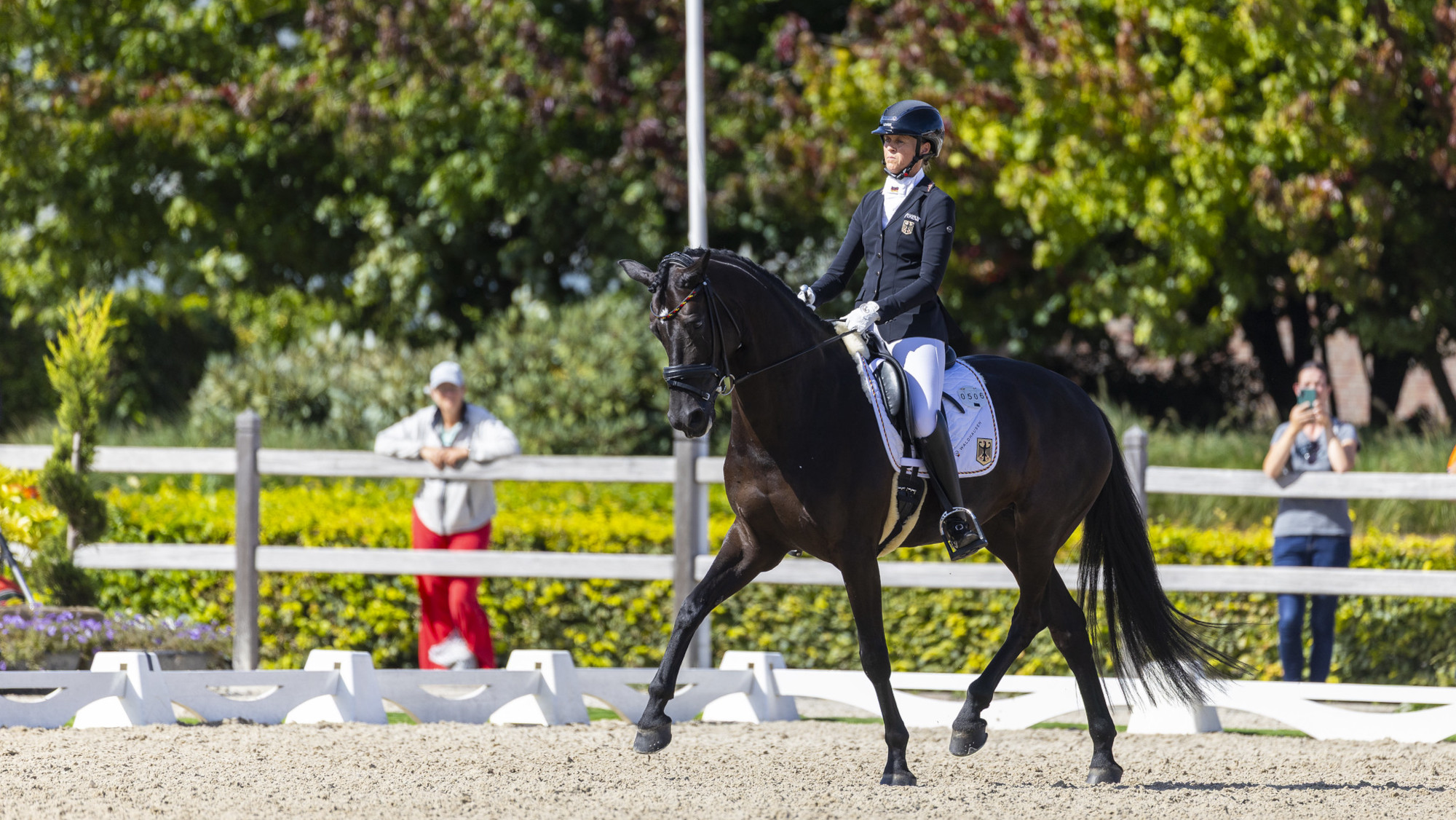Triche du chapeau d'or pour le cavalier aux championnats de dressage para européens