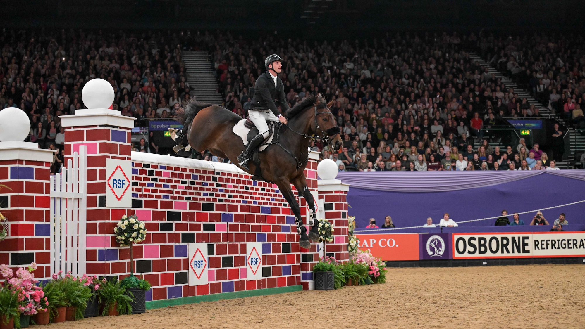 Joe Trunkfield et Rachel Proudley partagent la victoire du HOYS puissance