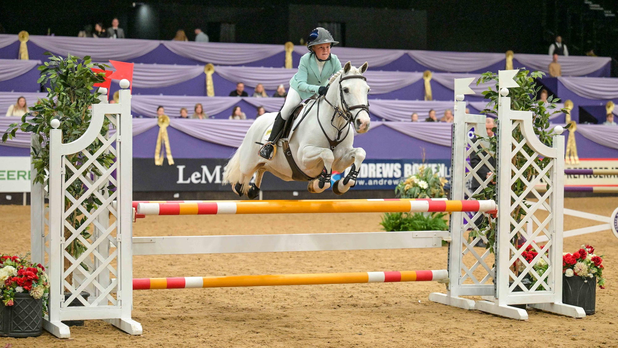 Anya Dewey Clarke, dix ans, remporte le doublé interdisciplinaire HOYS