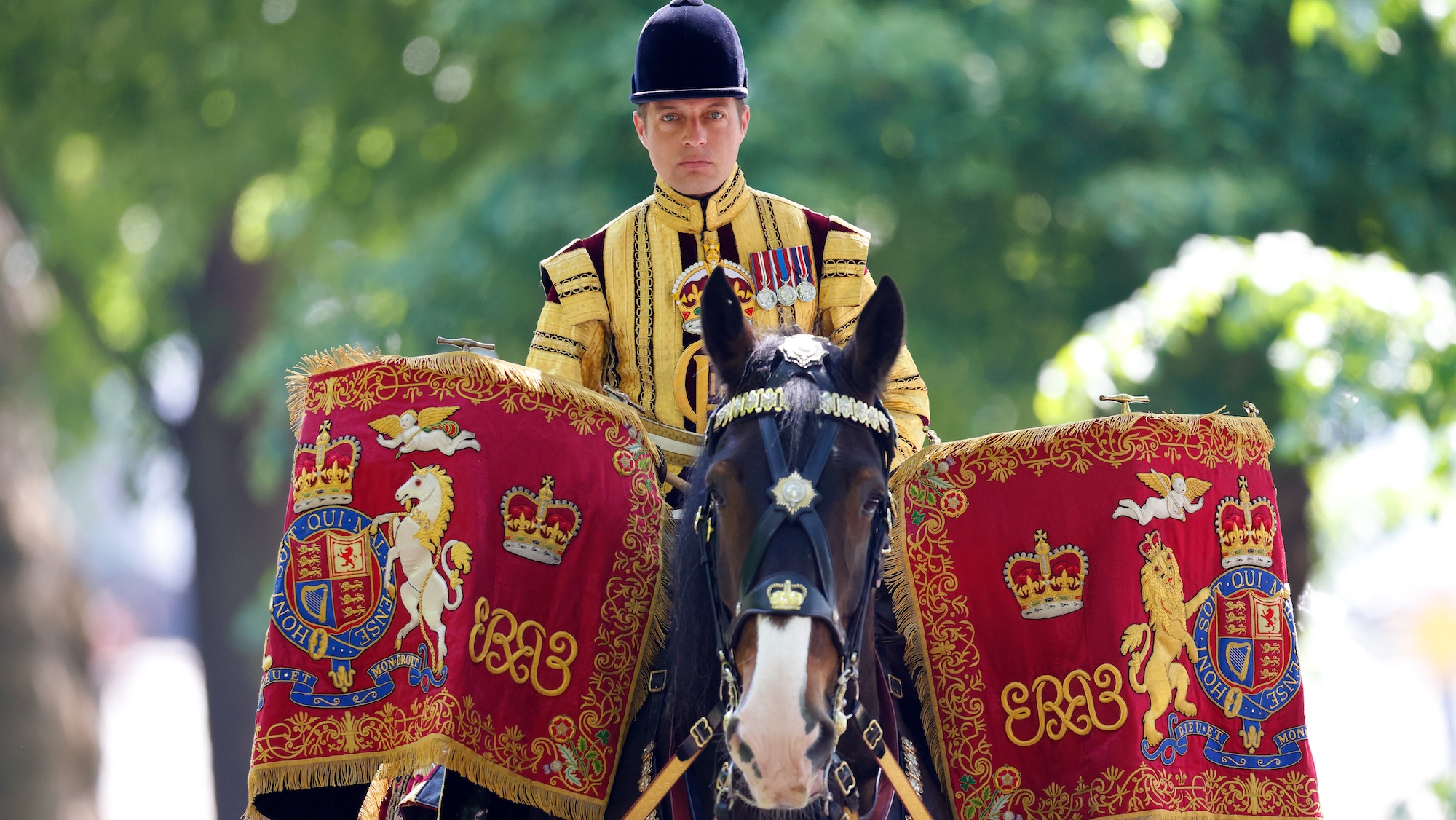 Dernier adieu au cheval de tambour de la Household Cavalry Juno
