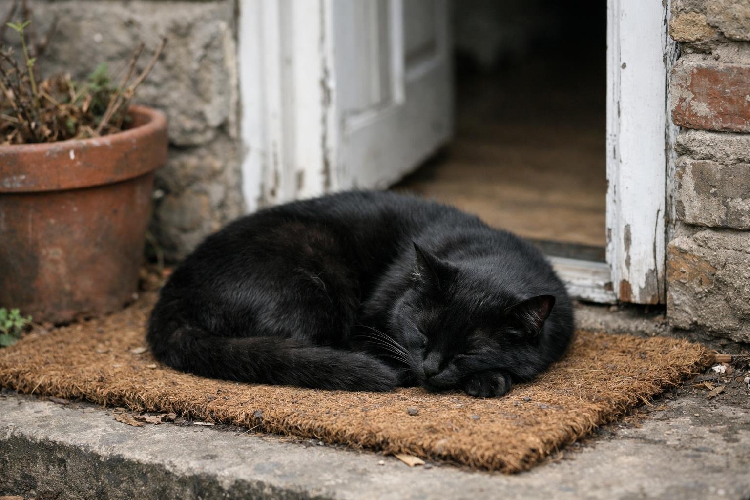 Disparu pendant un déménagement, Onyx retrouvé 4 ans plus tard endormi sur le paillasson de l’ancienne maison